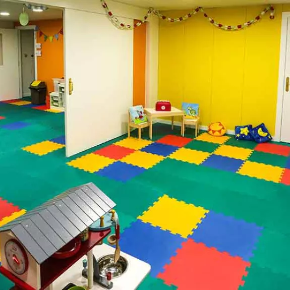 One of the kids' club rooms