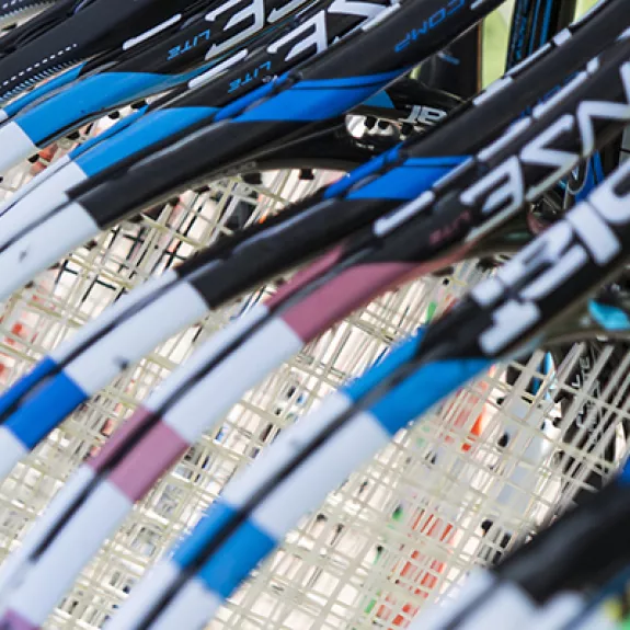 tennis rackets