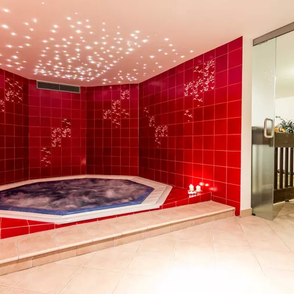 The large hot tub