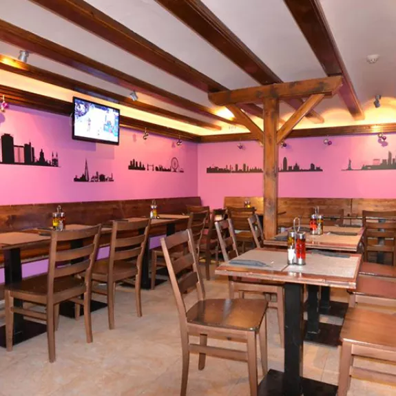 The breakfast/dining area