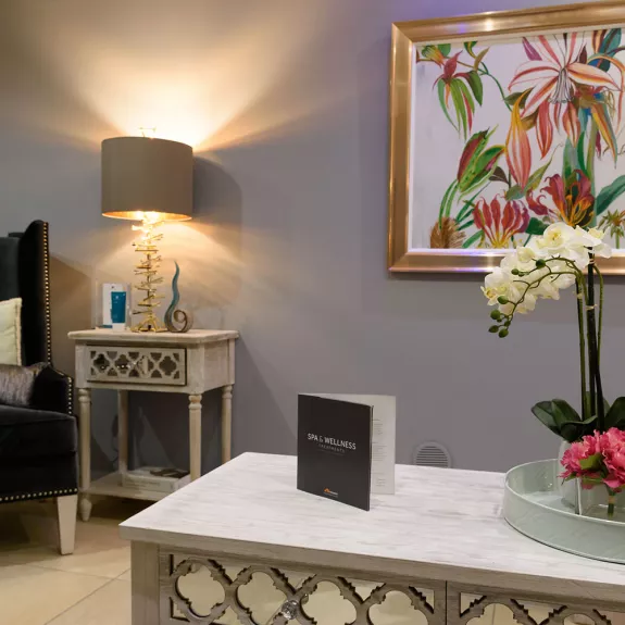 treatment rooms reception area