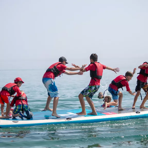 fun on the mega sup