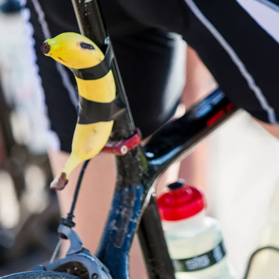 Banana on a bicyle
