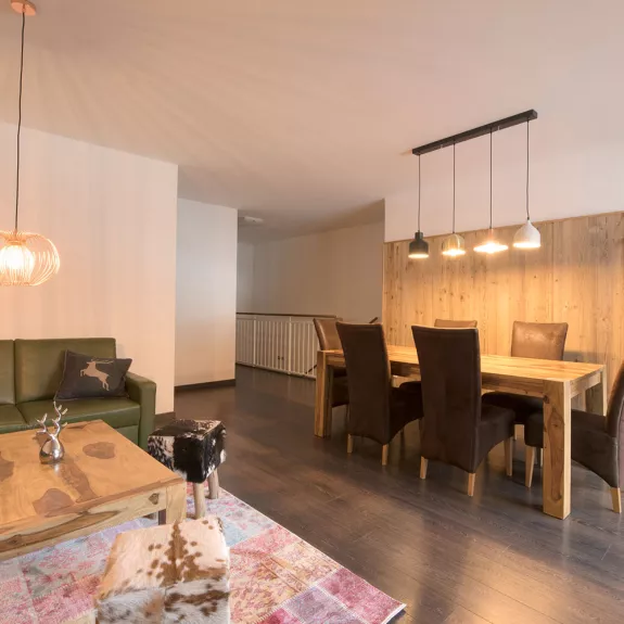 The modern and contemporary Chalet Gretl