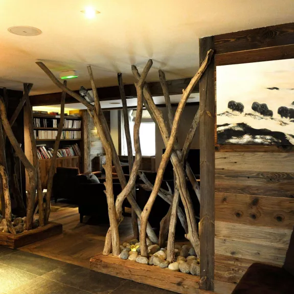 The small library room