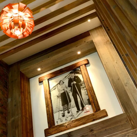 Traditional wooden ceilings