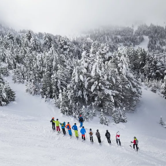 Skiing holidays for beginners