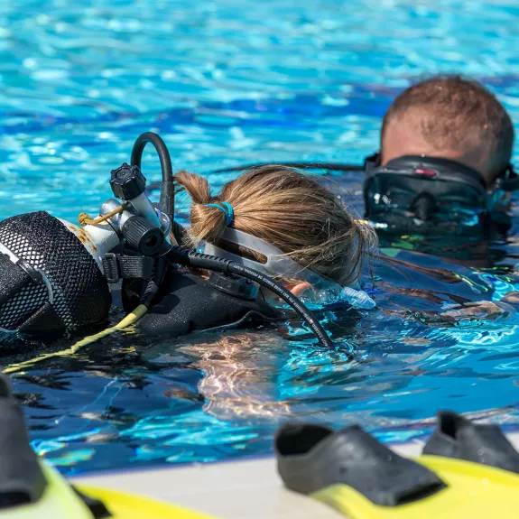 Scuba diving