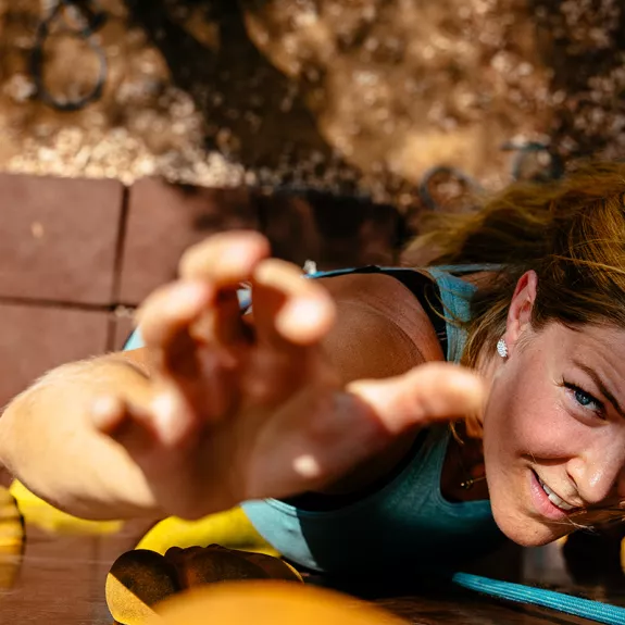 Rock climbing