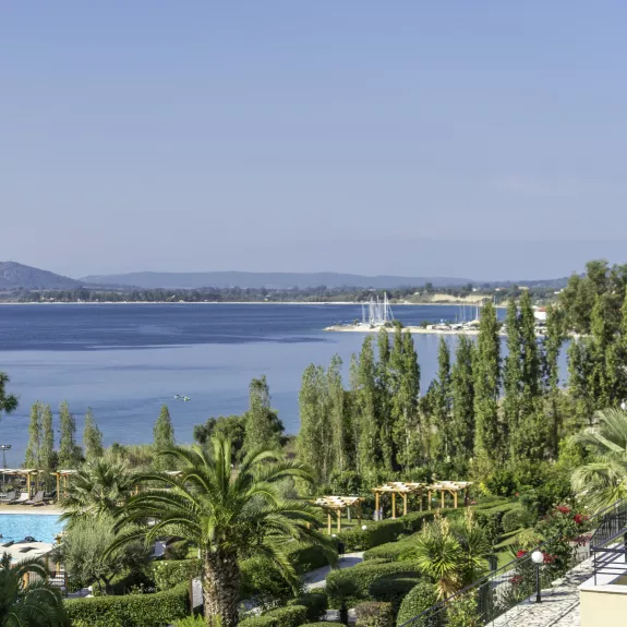 Sea views from Vounaki beach club