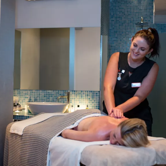 Treatment room at Messini Beach Club