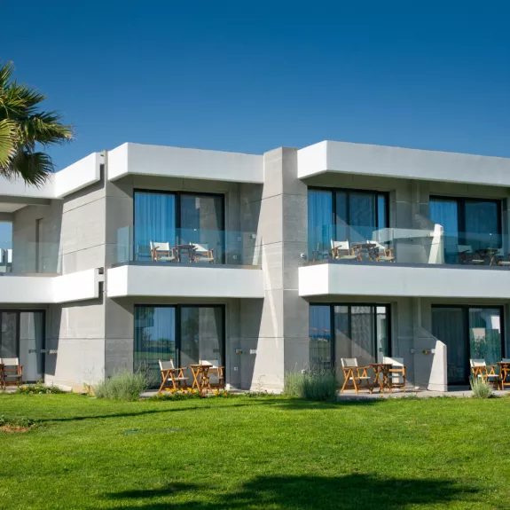 Garden rooms at Messini Beach Club