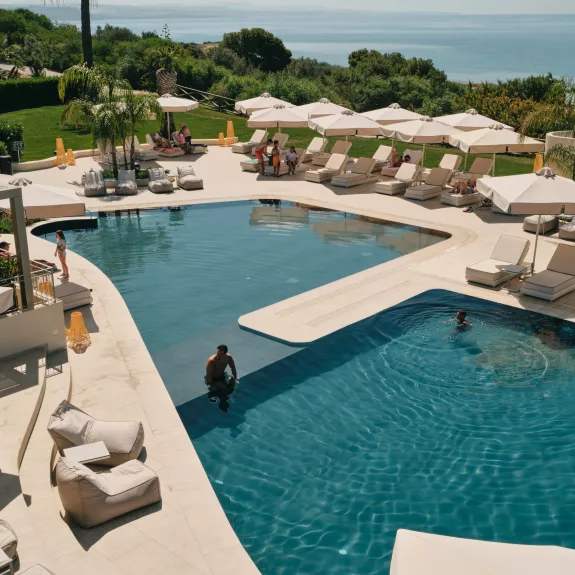 Outdoor pool at Neilson x Mangia's Torre del Barone