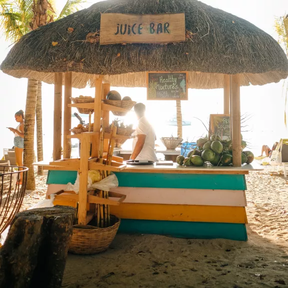 Juice bar at Neilson x The Ravenala Attitude