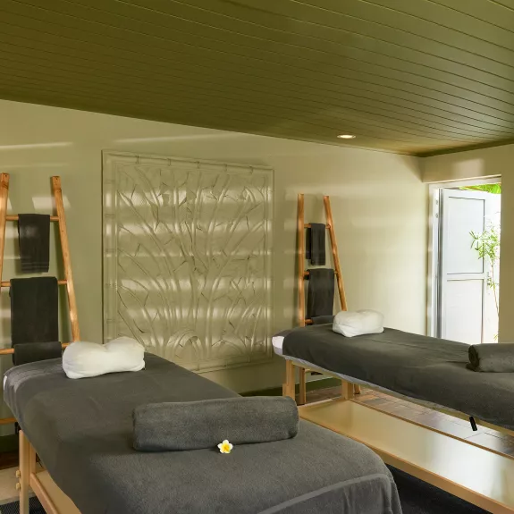 Spa POZ couples treatment room at Neilson x The Ravenala Attitude