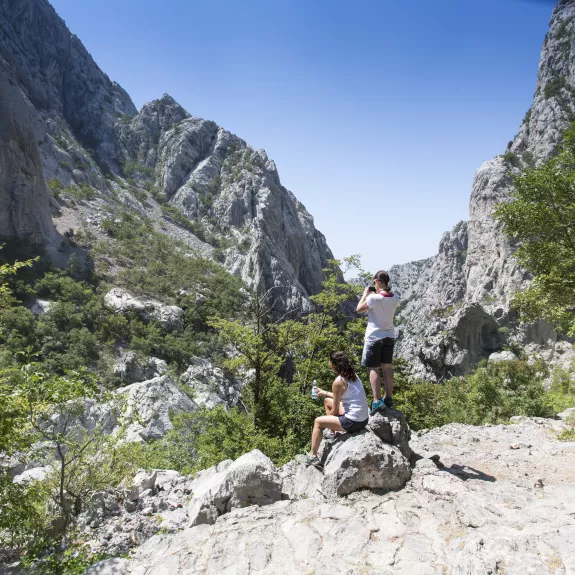 A stunning view of the Paklenica national park
