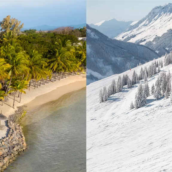 Mauritius and ski