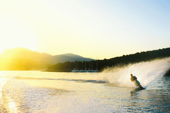 Wakeboarding in Greece