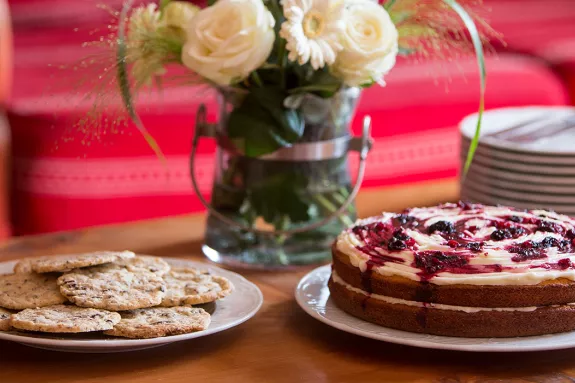 cake and biscuits