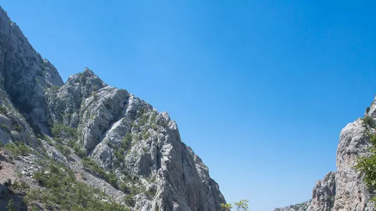 Views of Paklenica National Park in Croatia