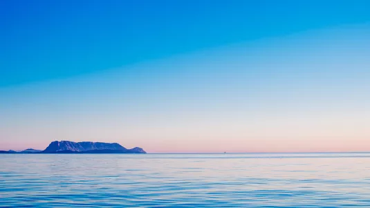 View of sardinia