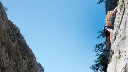rock climbing