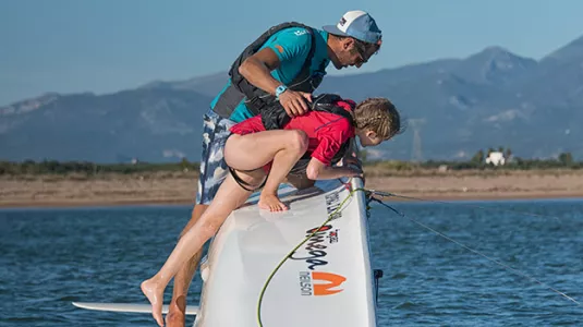 Capsizing with the spinnaker up