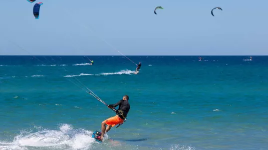 It's not the same as kitesurfing