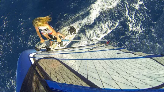 windsurfing planing