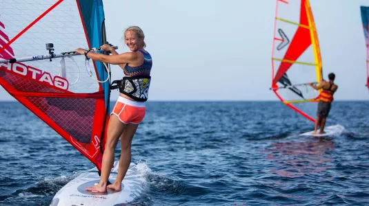 windsurfing