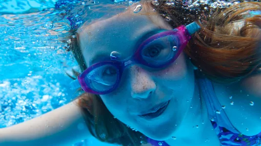 learning to swim