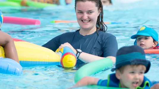 Learning to swim