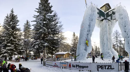 Ice climbing