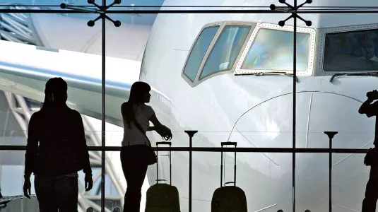 plane at terminal