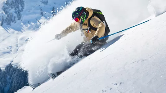 free ride in powder