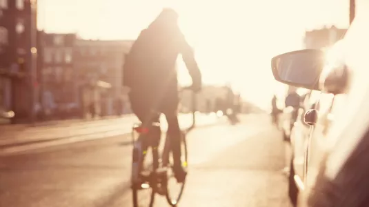 Cycling on the road