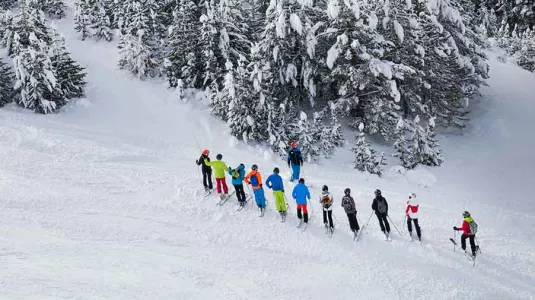 ski lesson