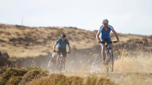 mountain biking
