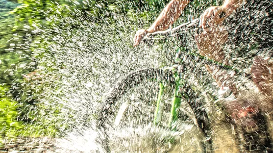 mountain biking