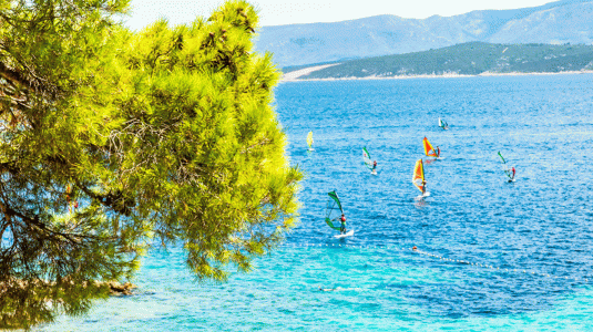 Bol beach on the island of Brac