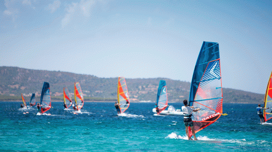 windsurfing in Sardinia