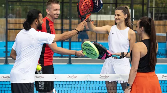 people playing padel