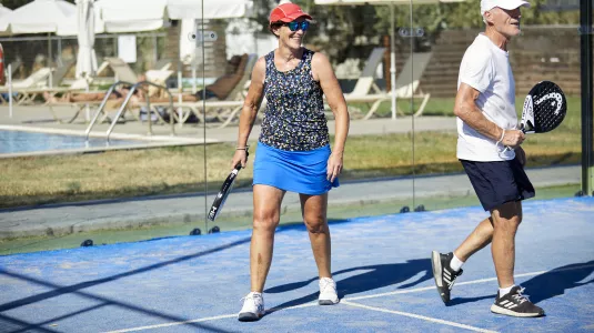 people playing padel