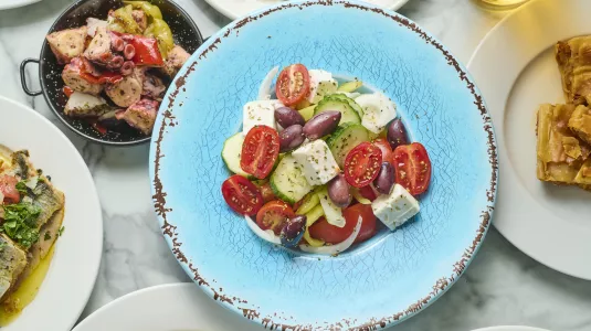 Healthy food at a Neilson Beach Club