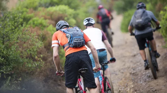 Mountain biking