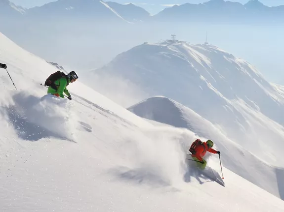 On the mountain