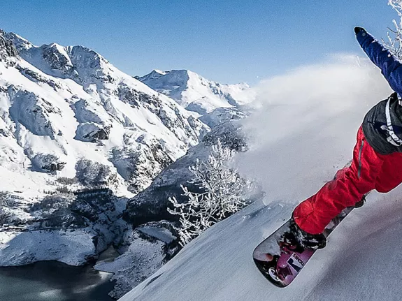On the mountain