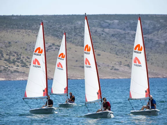 Dinghy sailing