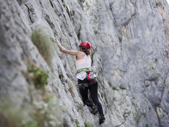 rock climbing