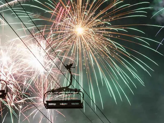 New Year fireworks